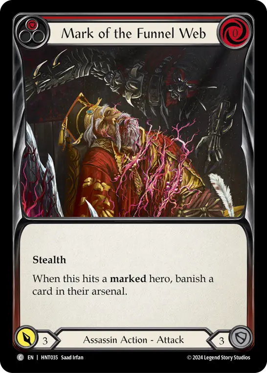 Mark of the Funnel Web — Rainbow Foil