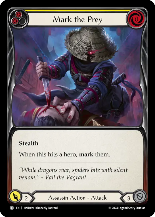 Mark the Prey — Rainbow Foil