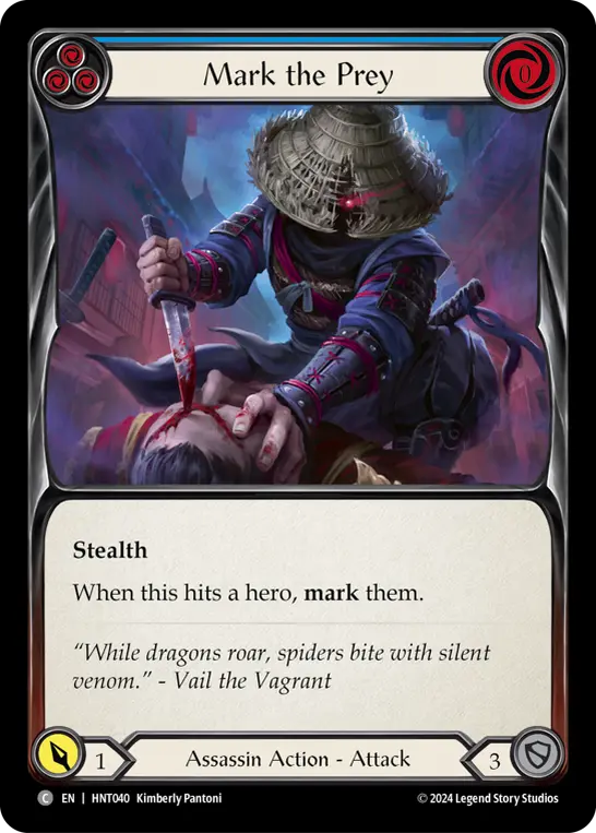 Mark the Prey — Rainbow Foil