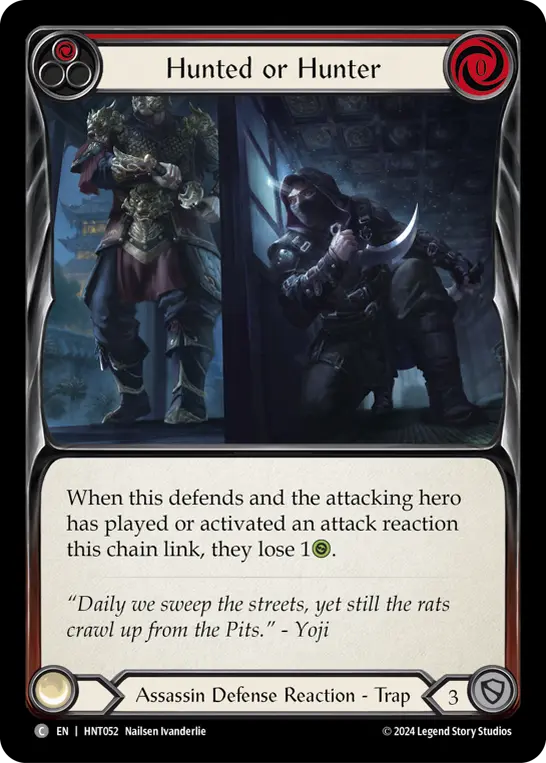 Hunted or Hunter — Rainbow Foil