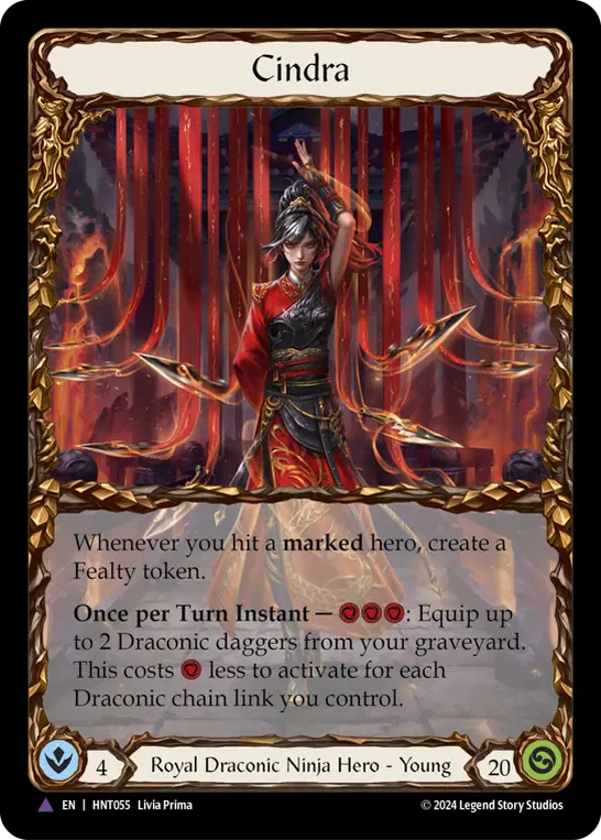 Cindra — Extended Art — Cold Foil