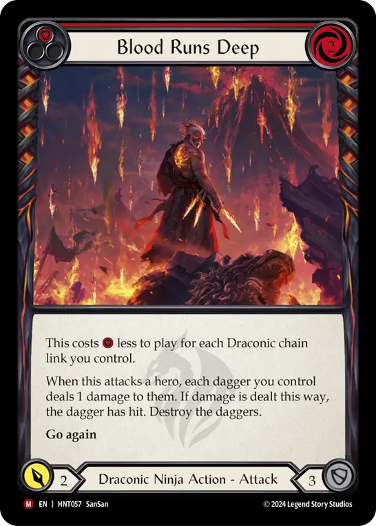 Blood Runs Deep — Rainbow Foil