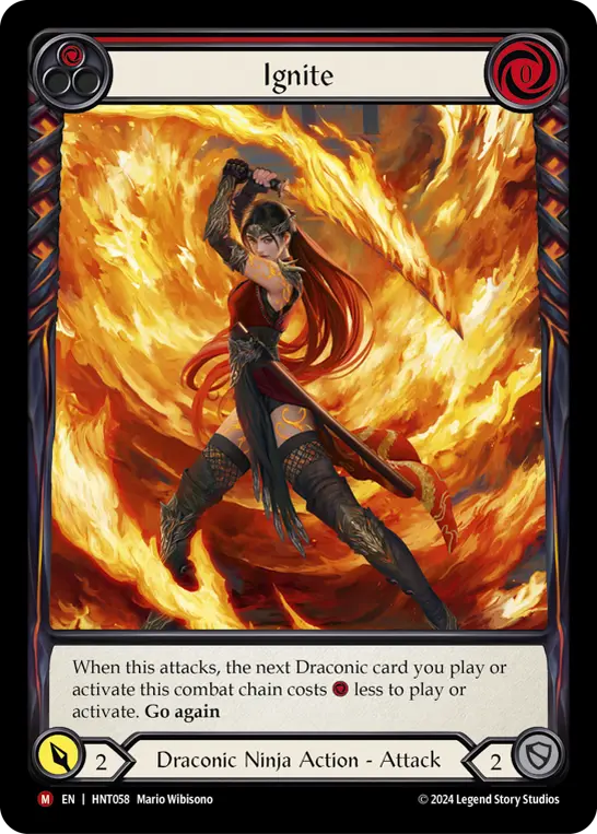 Ignite — Extended Art — Rainbow Foil