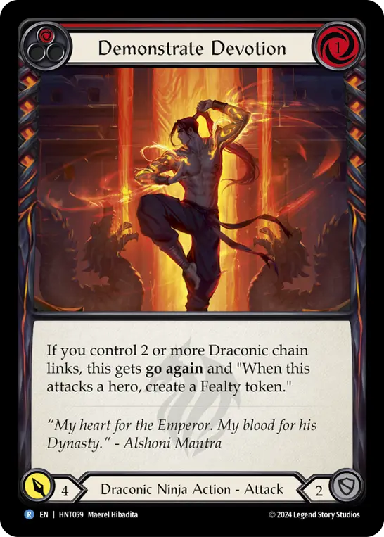Demonstrate Devotion — Rainbow Foil