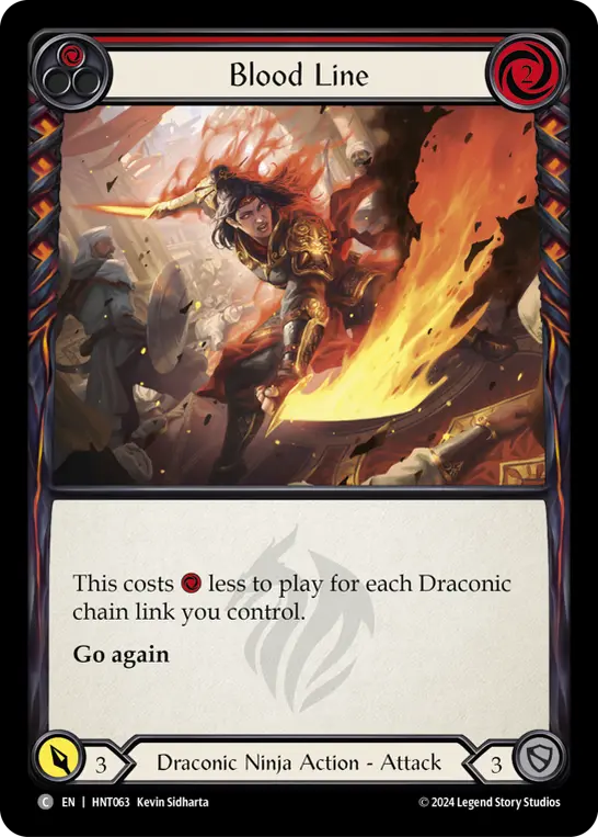 Blood Line — Rainbow Foil