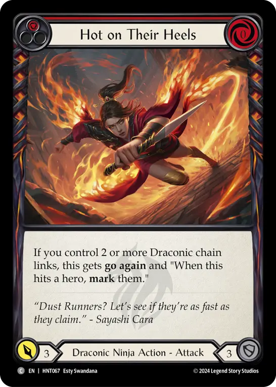 Hot on Their Heels — Rainbow Foil