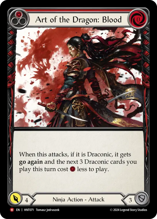 Art of the Dragon: Blood — Rainbow Foil