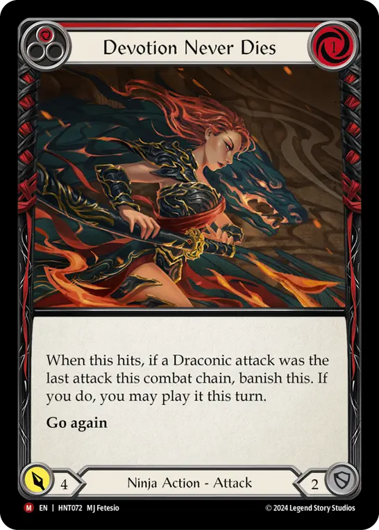 Devotion Never Dies — Rainbow Foil