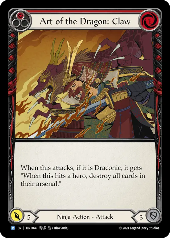 Art of the Dragon: Claw — Rainbow Foil