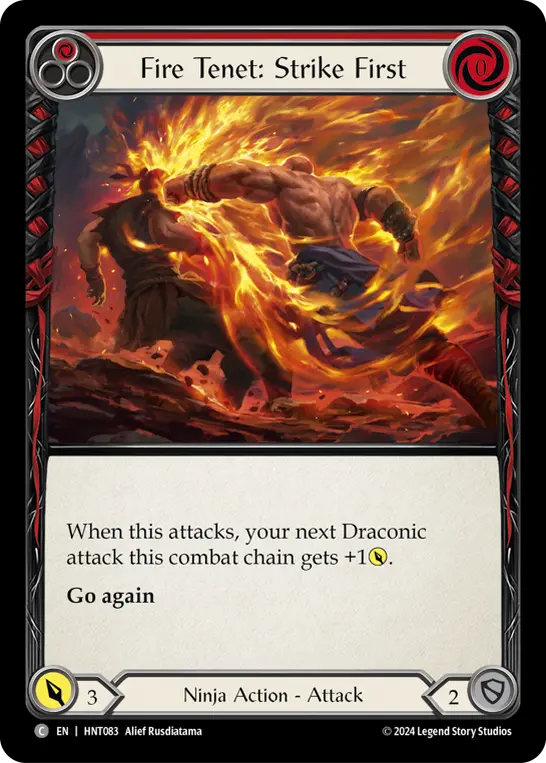 Fire Tenet: Strike First — Rainbow Foil