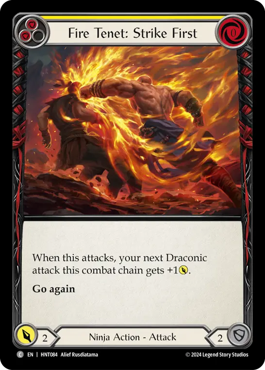 Fire Tenet: Strike First — Rainbow Foil