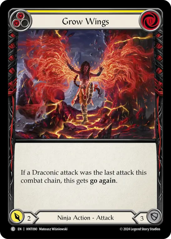 Grow Wings — Rainbow Foil