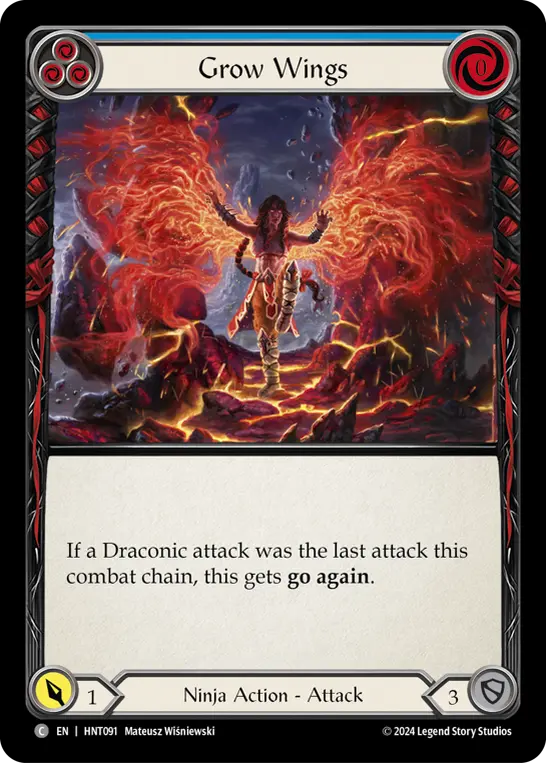 Grow Wings — Rainbow Foil