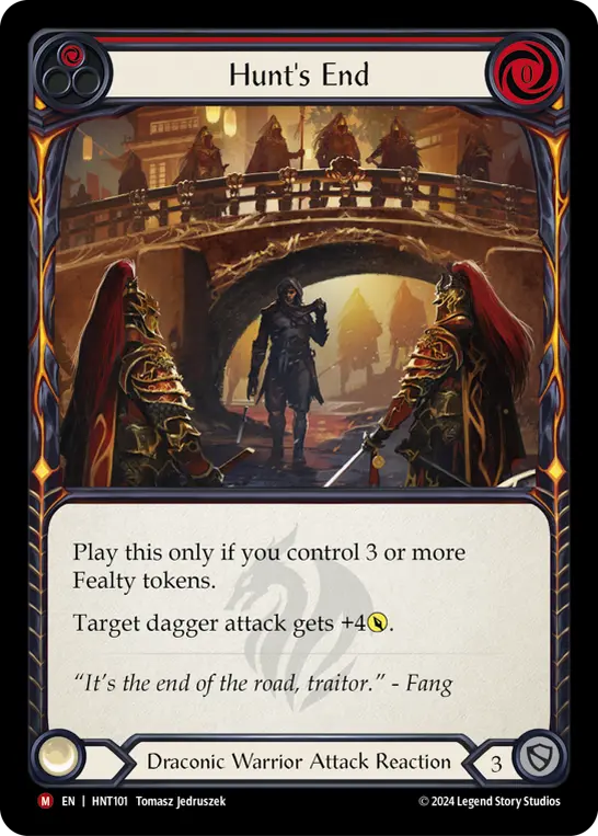 Hunt's End — Rainbow Foil