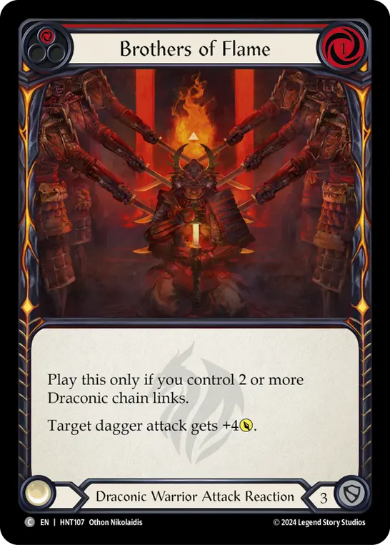 Brothers of Flame — Rainbow Foil