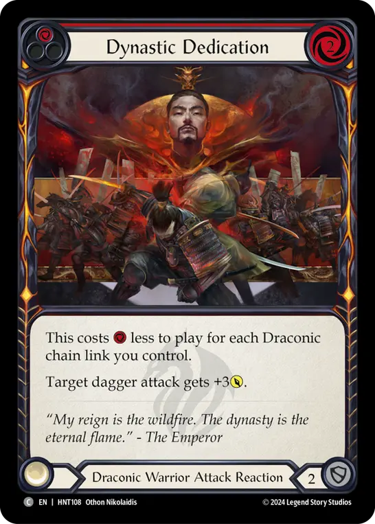Dynastic Dedication — Rainbow Foil
