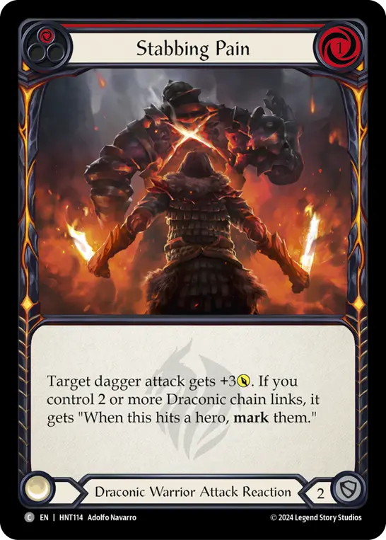 Stabbing Pain — Rainbow Foil