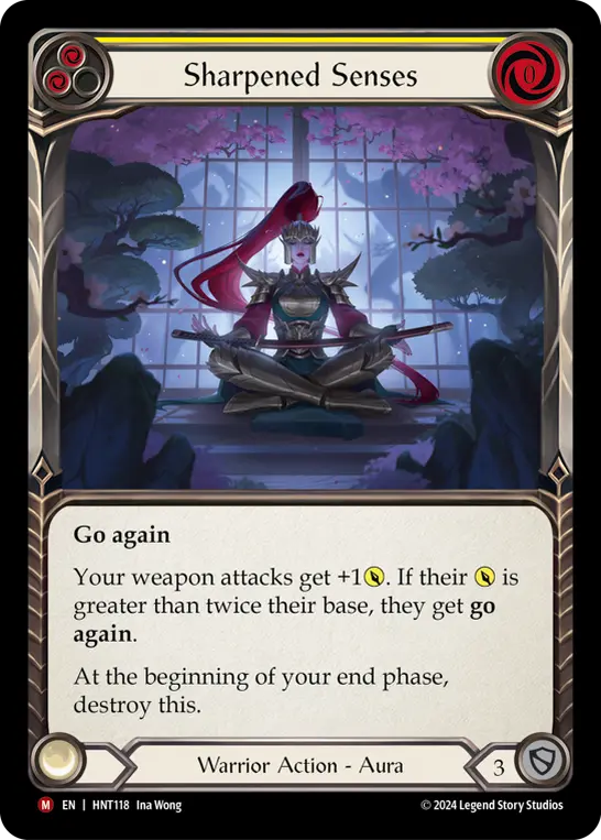Sharpened Senses — Rainbow Foil