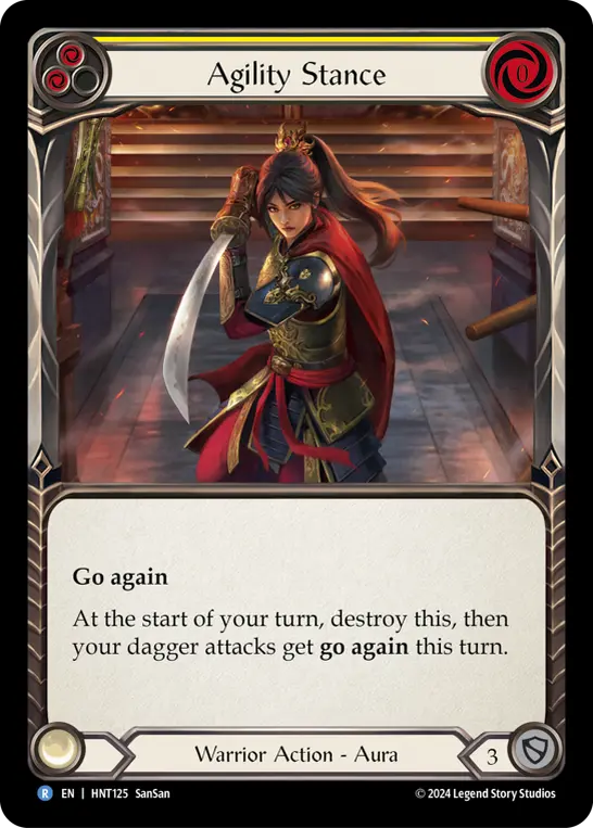 Agility Stance — Rainbow Foil