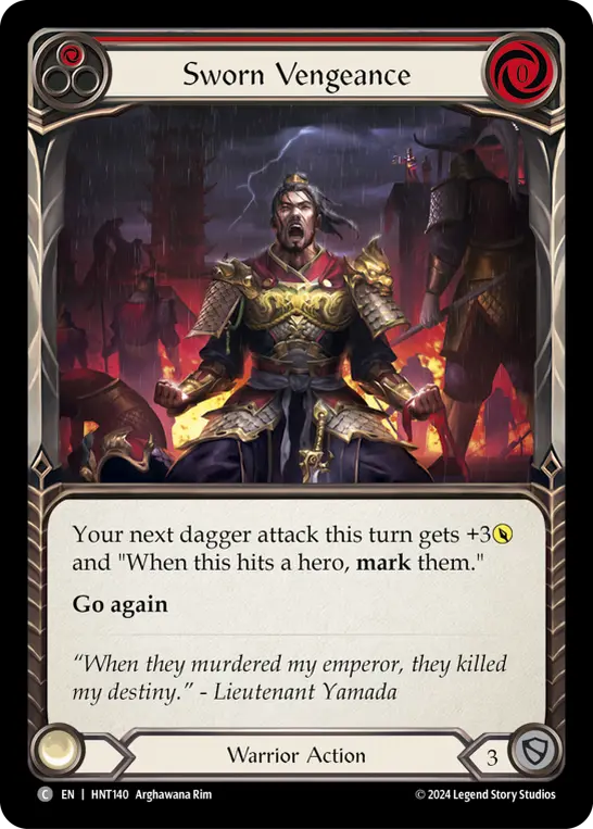 Sworn Vengeance — Rainbow Foil