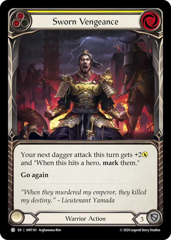 Sworn Vengeance — Rainbow Foil