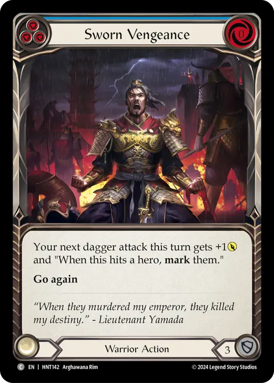 Sworn Vengeance — Rainbow Foil