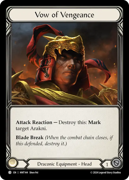 Vow of Vengeance — Cold Foil