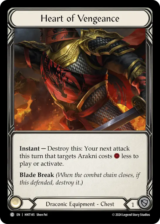 Heart of Vengeance — Cold Foil
