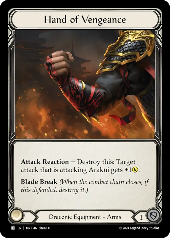 Hand of Vengeance — Cold Foil