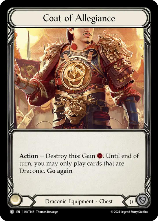 Coat of Allegiance — Cold Foil