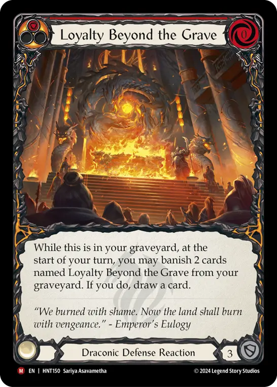 Loyalty Beyond the Grave — Rainbow Foil