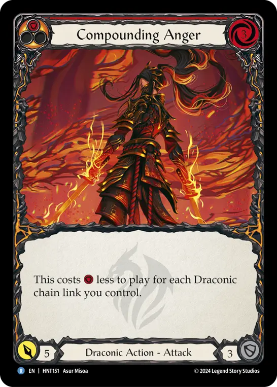 Compounding Anger — Rainbow Foil