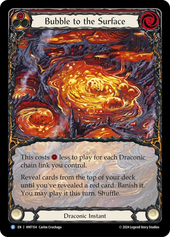 Bubble to the Surface — Extended Art — Rainbow Foil