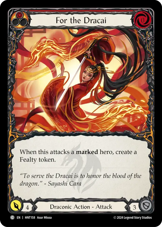 For the Dracai — Rainbow Foil
