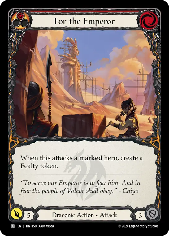 For the Emperor — Rainbow Foil
