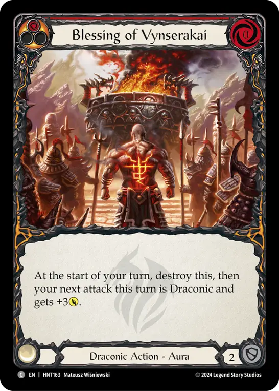 Blessing of Vynserakai — Rainbow Foil