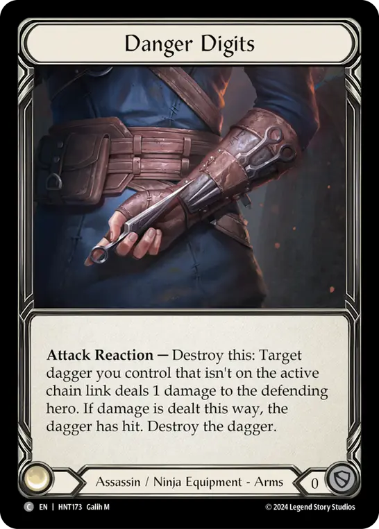 Danger Digits — Cold Foil