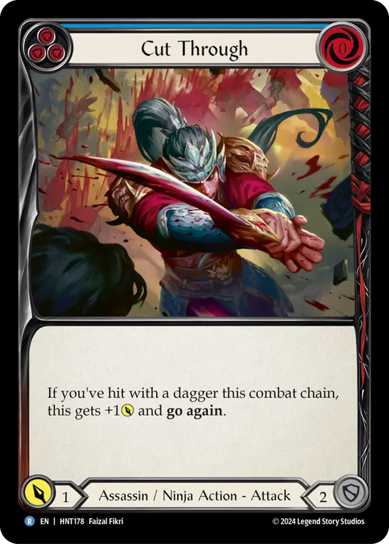 Cut Through — Rainbow Foil