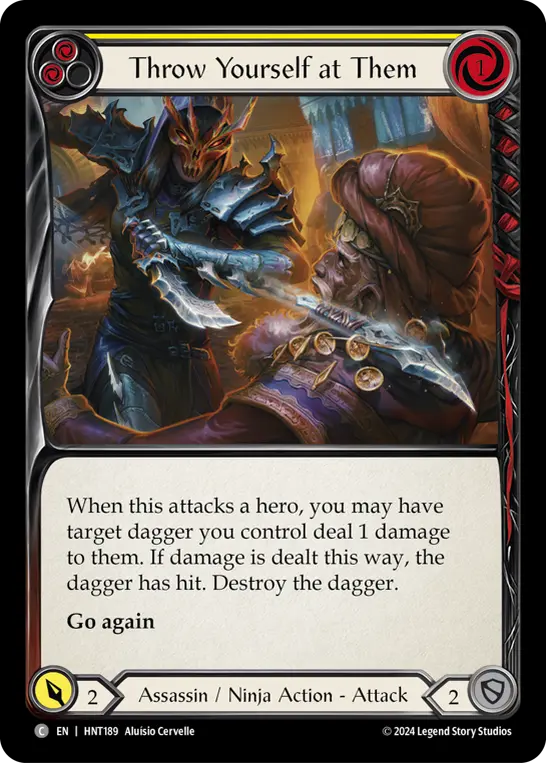 Throw Yourself at Them — Rainbow Foil