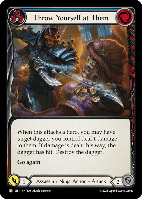 Throw Yourself at Them — Rainbow Foil