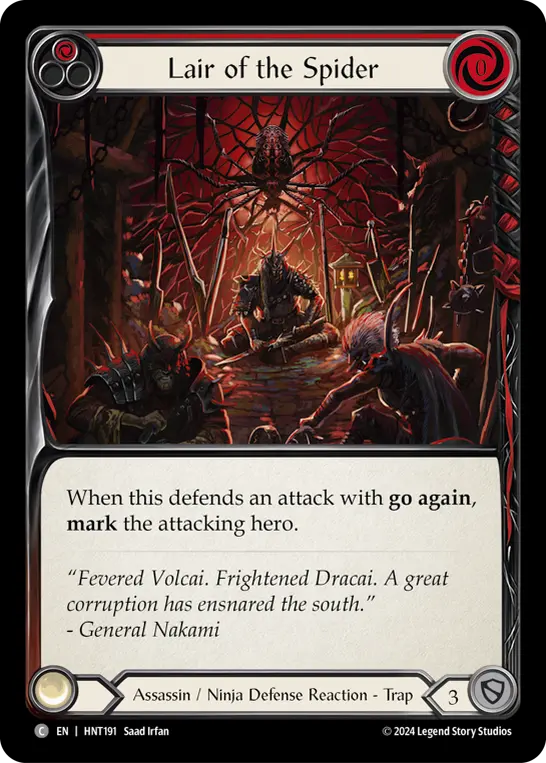 Lair of the Spider — Rainbow Foil