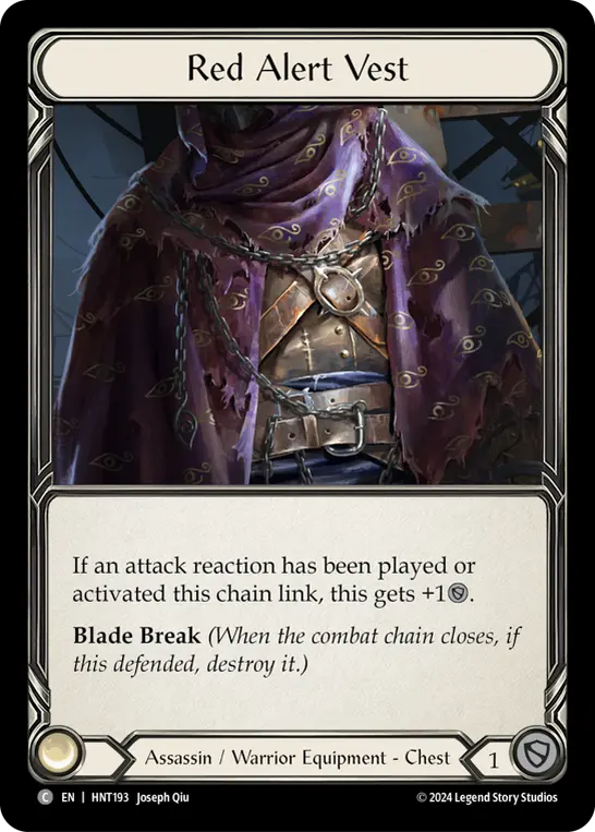 Red Alert Vest — Cold Foil