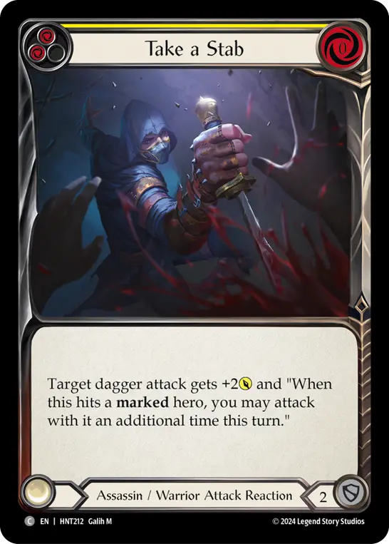 Take a Stab — Rainbow Foil