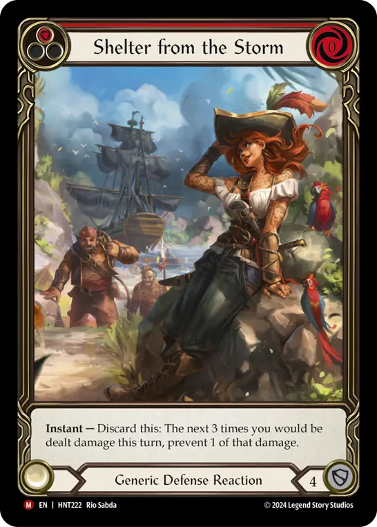 Shelter from the Storm — Extended Art — Rainbow Foil