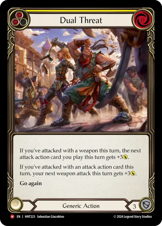 Dual Threat — Rainbow Foil