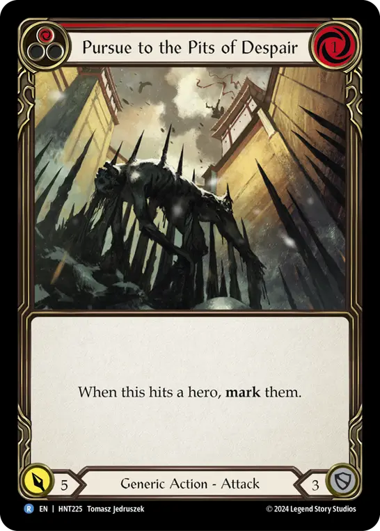 Pursue to the Pits of Despair — Rainbow Foil