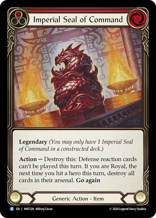 Imperial Seal of Command — Rainbow Foil