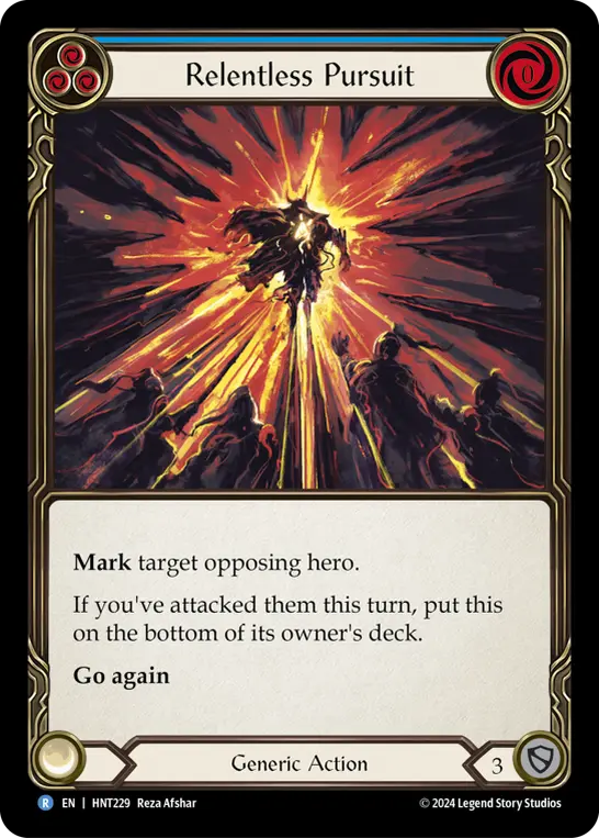 Relentless Pursuit — Rainbow Foil