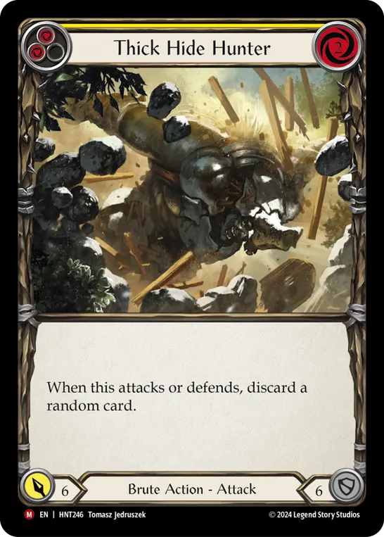 Thick Hide Hunter — Rainbow Foil