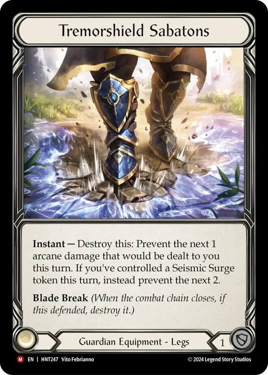Tremorshield Sabatons — Cold Foil